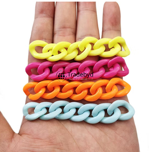 สร้อยคอเรซิ่นแฟชั่น สีสันสดใส ทำด้วยมือ สร้อยคอเก๋ไก๋ เครื่องประดับอินเทรนด์ น้ำหนักเบา ทนทาน สำหรับผู้หญิง สาวๆ Tradebyd - Product Image 2