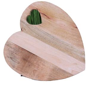 Planche à découper en bois en forme de cœur, épaisseur 1,5 cm, préparation des aliments en cuisine, service, fabricant en gros OEM - Product Image 1