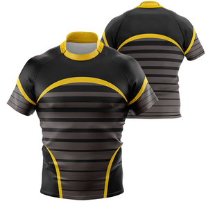 Maillots de rugby personnalisés pour hommes, sublimés, respirants, grandes tailles, uniformes sportifs, vêtements d'équipe, maillot de rugby de haute qualité - Product Image 1