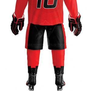 Uniforme de hockey sobre hielo para hombre de alta calidad, diseñado para brindar comodidad y rendimiento, tela transpirable con color y talla personalizables. - Product Image 6
