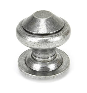 Magnifiques boutons de placard en laiton massif nickelé, durables pour les chambres modernes et classiques, les hôtels et les intérieurs résidentiels. - Product Image 2