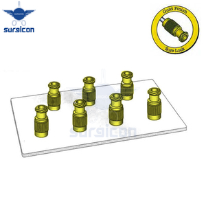 Adaptateur de transfert de liquide de précision, longueur 3 cm / 1-1/4 pouces, finition dorée, connecteur de transfert de liquide de précision, seringue réutilisable en acier inoxydable - Product Image 6