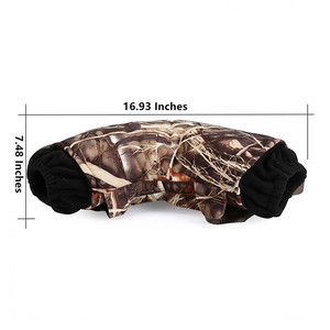 Manchette chauffante de chasse camouflage d'extérieur avec fermeture éclair, en toile imperméable, pour camping hivernal, unisexe, avec bandoulière arquée - Product Image 4