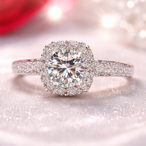 Nouvelle bague de fiançailles et de mariage unisexe de luxe haut de gamme plaquée or avec diamant synthétique, personnalisable, vente en gros - Product Image 6