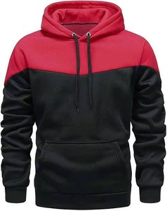Sweat-shirts à capuche thermiques surdimensionnés avec logo personnalisé brodé, épaules tombantes, en molleton polyester/coton, respirants et écologiques pour hommes - Product Image 4