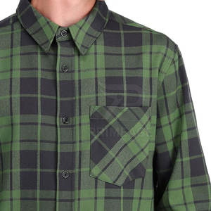 Diseño de logotipo personalizado, camisas de franela para hombre al por mayor, hechas de material 100% algodón, camisa para hombre a bajo precio - Product Image 6