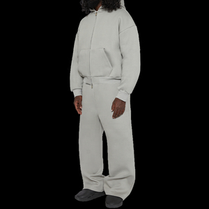 Customize Heavyweight Printed Boxy Fit Hoodies Sweatpants Set High Quality Oversized Fleece Drawstring <b>Tracksuits</b> Men 100% - Product Image 2