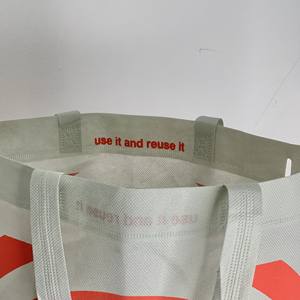 Bolsa de Compras de Tela No Tejida Impresa Personalizada, Precio Económico Directo de Fábrica, Impresión a Todo Color, Bolsa Reutilizable de PP Tejido, Vietnam - Product Image 5