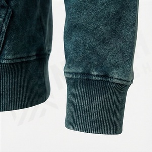 Mens Casual Solid Stylish Acid Wash Drawstring Distressed <b>Tracksuits</b> High Quality Hooded Jogging Wear Winter Collections - Product Image 6