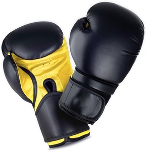 Gants de boxe professionnels imperméables avec protection UV et sangle de poignet réglable, noirs et rouges, pour l'entraînement et les arts martiaux - Product Image 6