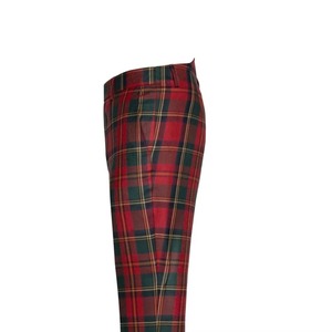Custom Red Plaid <strong>Tartan</strong> <strong>Men</strong> <strong>Trousers</strong> Slim Fit Casual Streetwear Pants With Pockets OEM ODM Wholesale Manufacturer Bulk Supply - Product Image 5
