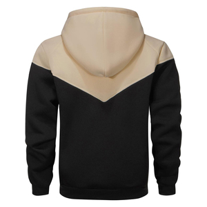 Sweat-shirt à capuche pour homme, design color block, manches raglan, coupe classique, vêtement décontracté pour l'automne, tissu en molleton français - Product Image 6