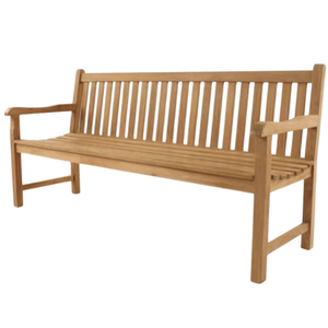 Banc de jardin deux places en teck de haute qualité, résistant à la décomposition, adapté à l'extérieur. - Product Image 1