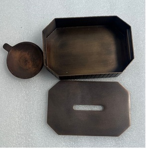New Style Brass Soap Dish Holder With Drainage Design For Hotel Bathroom <b>Vanity</b> Decoration Accessories - Product Image 4