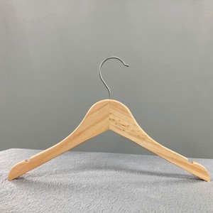 High Quality Eco-Friendly Wooden Baby Hangers with Custom Logo <b>Single</b> Tier for Baby Clothes and Wardrobe Use Made in Vietnam - Product Image 2