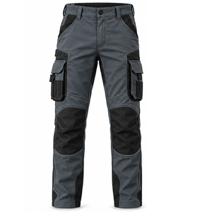 Pantalons de travail durables pour hommes, pantalons cargo utilitaires, multi-poches, vêtements de travail industriels, uniforme, fournisseur en gros d'usine OEM personnalisé - Product Image 1
