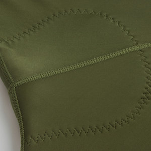 Cuissard de cyclisme pour homme vert olive avec dos blanc – Tenue de performance pour le vélo - Product Image 4