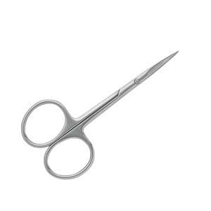 Ciseaux à sourcils de précision, logo personnalisé et couleur unie, lame tranchante en acier inoxydable - Product Image 3