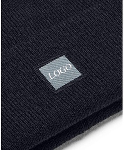 Bonnet en tricot côtelé ajustable personnalisé avec étiquette tissée – Chapeau d'hiver unisexe haut de gamme OEM ODM Marque privée - Product Image 6