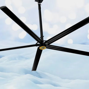 Système d'aération écoénergétique, solution de refroidissement industrielle à haut volume et basse vitesse, ventilateur de ventilation robuste pour grandes surfaces - Product Image 1