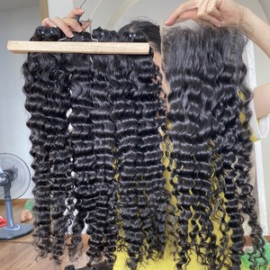 2024ผมมนุษย์แบบเรมี่จากกัมพูชาผมต่อหนังกำพร้าแบบหลวมธรรมชาติสำหรับต่อผมสองชั้นสไตล์ใหม่ - Product Image 6