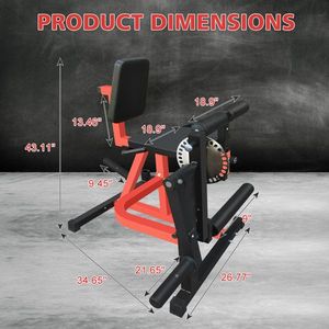 Macchina Regolabile per Estensione e Flessione Gambe, Attrezzo Multifunzionale per Allenamento Parte Inferiore del Corpo, Trainer per Cosce - Product Image 3