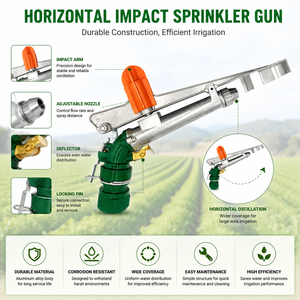 Sistema di Irrigazione Automatico con Irrigatore a Pioggia Mobile a Lunga Gittata PY30 PY40 PY50 Attrezzatura per Irrigazione Agricola - Product Image 4