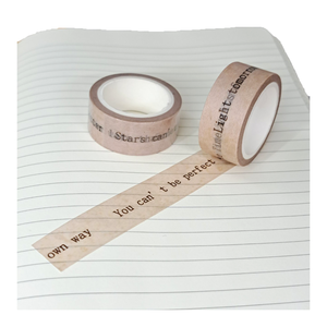 Mots de style végétal vintage oiseaux design washi tape set - Product Image 1