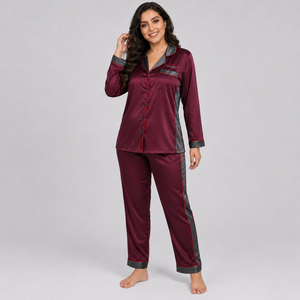 Latest Arrival Women <b>Pajama</b> Set <b>Custom</b> Logo Soft Cotton Breathable Comfortable Sleepwear Loungewear Wholesale <b>Manufacturer</b> - Product Image 1