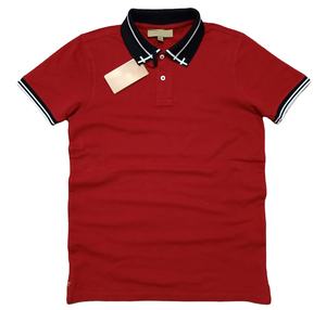 Polos Premium de alta calidad para hombre, de punto y teñido personalizado de Bangladesh, patrón sólido ecológico y antibolitas - Product Image 5