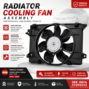 Conjunto de Ventilador de Refrigeración para Radiador Greiz Gienia GJ6 GJ8, 12V, Piezas de Repuesto para Automóviles - Product Image 3