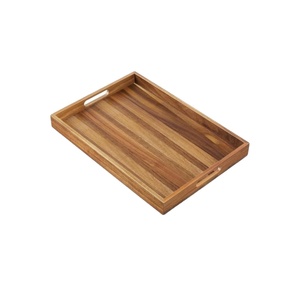 Nouveauté : Plateau de service pour restaurants et hôtels, designs et dimensions personnalisés, plateaux en bois durables, accessoires de décoration intérieure - Product Image 1
