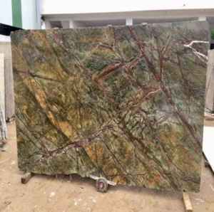 Losas y Azulejos de Mármol Verde Bosque de Alta Calidad, Revestimiento de Paredes y Pisos de Lujo, Piedra Elegante Verde Bosque - Product Image 5