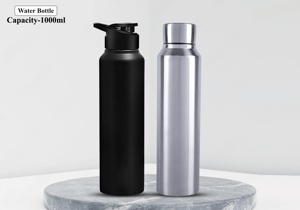 750ml Lightweight Stainless Steel <b>Sipper</b> <b>Bottle</b> Leak Proof with Carry Loop and Heat Preservation for Travel Gym Outdoor - Product Image 3