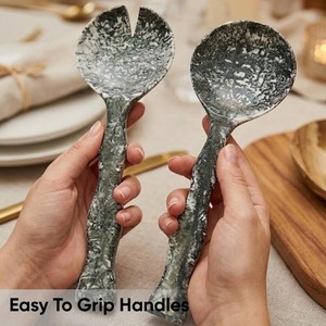 Handmade Resin <b>Spoon</b> Durable Salad Tools Dishwasher Safe Eco-Friendly Modern Stylish Design for <b>Serving</b> - Product Image 1