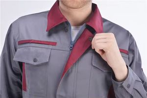 Overol de Trabajo con Franjas Reflectantes, Uniforme de Trabajo Protector, Uniforme con Logotipo Personalizado - Product Image 3