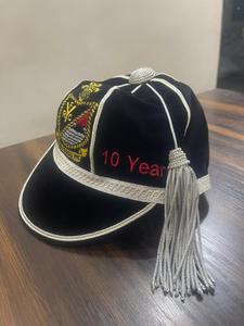 Gorra de terciopelo personalizada para pedidos al por mayor con logotipo bordado en 3D, OEM, venta al por mayor, visera curva, graduación académica, unisex, mezclilla/terry - Product Image 3