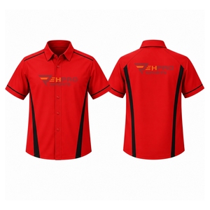 Camisetas de Carreras con Logotipo Personalizado para Mecánicos de Equipo de Boxes, Manga Corta, Ropa de Carreras F1 con Texto y Color Personalizables - Product Image 5