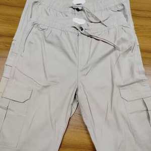 Men's Full-Length Capris Cargo Jogger <b>Pants</b> | Elastic Waist Drawstring Multi-Pocket Casual Flat <b>Summer</b> <b>Pants</b> | Wholesale OEM/ODM - Product Image 1