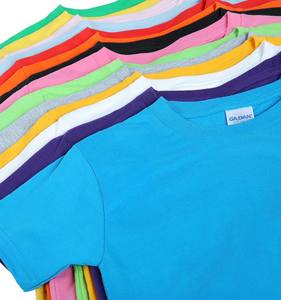 Camiseta de Algodón 100% Blanca Estampada de Alta Calidad para Niños, Venta al por Mayor, Manga Corta, Cuello Redondo, Talla Grande para Niños y Niñas - Product Image 5