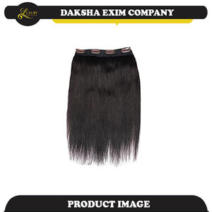 Extensiones de trama de cabello humano indio crudo de fábrica India directa de Venta caliente Cabello Virgen sin procesar con estilos de ondas y Rizos suaves - Product Image 3