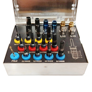 Premium Dental Surgical Implant Drill Kit with Adjustable Depth Stop Collars Professional Grade Reusable Implantology <b>Tools</b> - Product Image 4