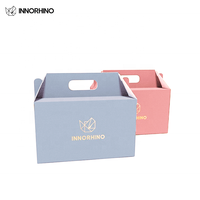 INNORHINO Boîte Cadeau Avec Poignée Pour Aliments Gâteaux Pâtisseries Desserts Bonbons Fête Mariage