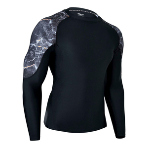 T-shirt de compression de sport à logo personnalisé, nouvelle arrivée, personnalisez votre propre rash guard à manches longues - Product Image 1