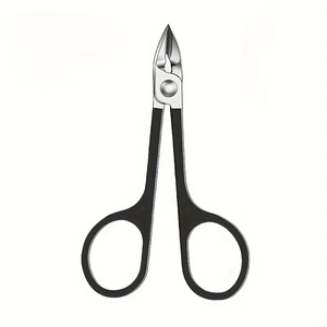 Ciseaux à ongles professionnels personnalisés pour manucure et pédicure avec manche en céramique, lame droite, outil de beauté en acier inoxydable - Product Image 5