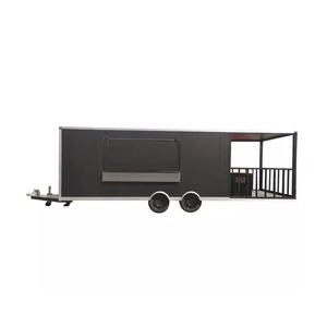 Mobile Street Food Trailer <b>Commercial</b> Food Truck Concession Trailer Fully Equipped Kitchen Fast Food Catering Vending Trailer - Product Image 2