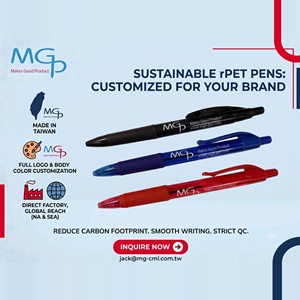Stylo bille rétractable rouge à pointe fine 0,5-0,7 mm pour examens - Product Image 2