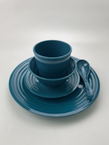 ชุดภาชนะ/แก้ว/ชามซุป/ช้อน/จานพลาสติกสีเขียวมาลาไคต์ เป็นมิตรกับสิ่งแวดล้อม - ผลิตในไต้หวัน - Product Image 2