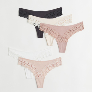 Lingerie sexy pour femmes, sous-vêtements sexy, vente en gros, culottes sans couture taille basse en V, strings respirants en nylon taille basse - Product Image 4