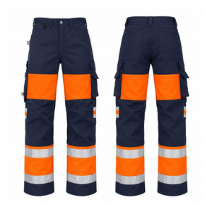 Pantalon de travail slim pour homme, haute qualité, multipoches, pour la sécurité en extérieur et la circulation - Product Image 1